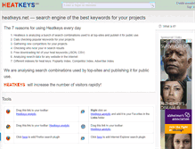 Tablet Screenshot of heatkeys.net